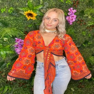 Phulkari Embroidery Top