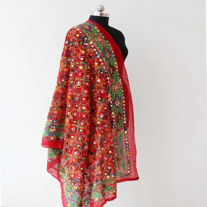 Phulkari Embroidery Dupatta